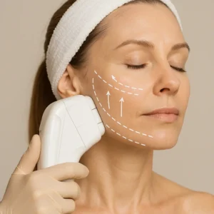 Woman having HI-FU to reduce wrinkles call LA LIPO Northampton Now!
