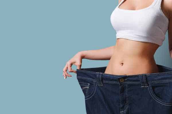 woman after fat reduction treatment Northampton