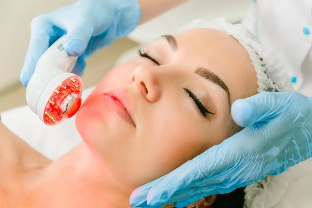 woman having non-surgical Morph8 treatment Northampton