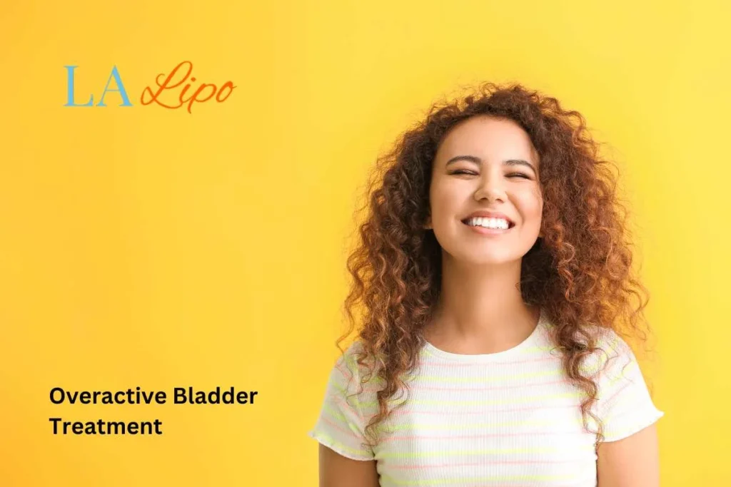 woman smiling about overactive bladder treatment Northampton solutions