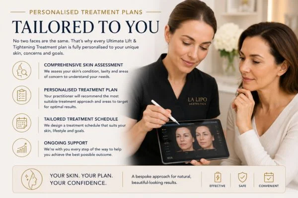 book a consultation about your ultimate lift and tighten treatment Northampton
